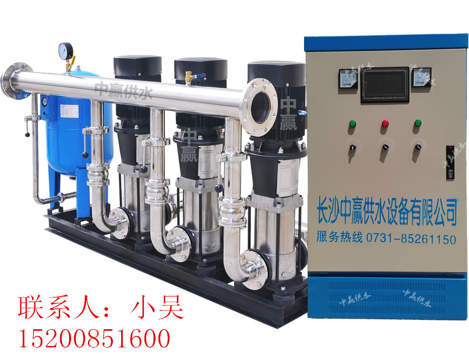 變頻恒壓供水設(shè)備哪家好？中贏供水機(jī)器人焊接代替人大勢所趨